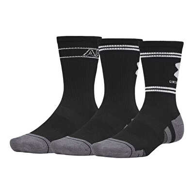 Under Armour Performance Tech Nov 3'lü Paket Çorap Siyah