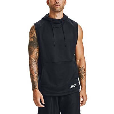 Under Armour SC30 Kolsuz Kapüşonlu Sweatshirt Siyah