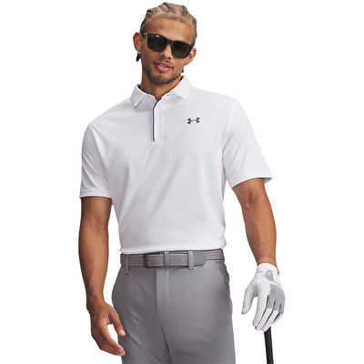 Under Armour Tech Polo Kısa Kollu T-Shirt Beyaz