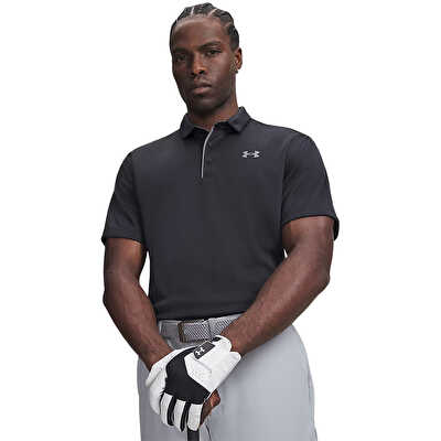 Under Armour Tech Polo Kısa Kollu T-Shirt Siyah