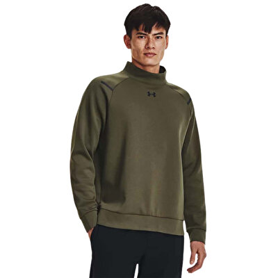 Under Armour Unstoppable Fleece Mock Sweatshirt Haki