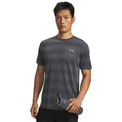 Under Armour Velociti Kısa Kollu T-Shirt Koyu Gri