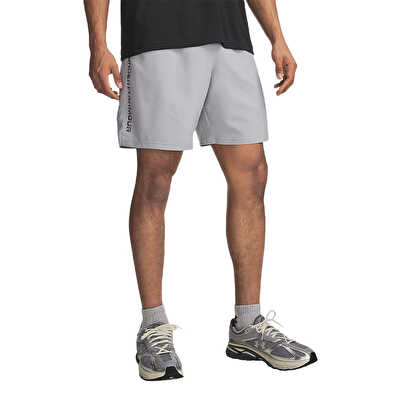 Under Armour Woven Wordmark Şort Açık Gri