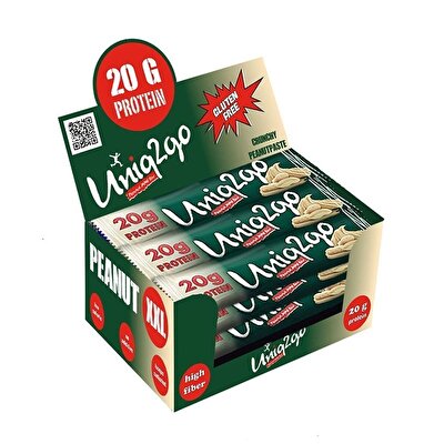 Uniq2go Peanut XXL Protein Bar 67 Gr 12 Adet