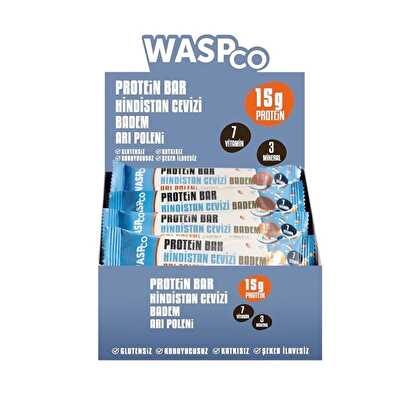 Waspco Arı Polenli Protein Bar 50 Gr 16 Adet