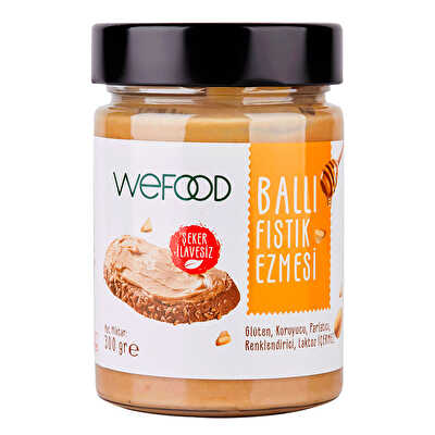Wefood Ballı Yer Fıstığı Ezmesi 300 Gr