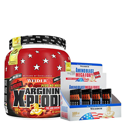 Weider Arginine Xplode 500 Gr + Amino Liquid Mega Forte Kombinasyonu