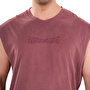 Kingsize Darksteel Antik Yıkamalı Kolsuz T-Shirt Bordo