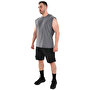 Kingsize Darksteel Antik Yıkamalı Kolsuz T-Shirt Füme