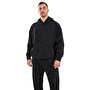 Kingsize Darksteel Antik Yıkamalı Oversize Sweatshirt Siyah