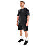 Kingsize Hard Work Antik Yıkamalı Oversize T-Shirt Siyah