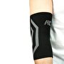 MuscleCloth Elastik Spor Dirseklik Tekli Paket Siyah