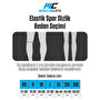 MuscleCloth Elastik Spor Dizlik Tekli Paket Siyah