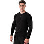 MuscleCloth Elite Reglan Uzun Kollu T-Shirt Siyah