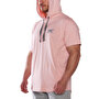 MuscleCloth MC-X Kapüşonlu Kısa Kollu Sweatshirt Somon