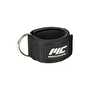 MuscleCloth Padded Lifting Straps + Padded Ankle Cuff Seti Siyah