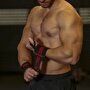 MuscleCloth Pro Wrist Wraps + Pro Knee Wraps Seti Siyah Kırmızı