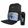 MuscleCloth Termo Sırt Çantası + Paslanmaz Çelik Shaker 739 ml Siyah