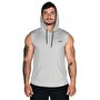 MuscleCloth Training Kapüşonlu Kolsuz T-Shirt Gri