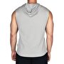 MuscleCloth Training Kapüşonlu Kolsuz T-Shirt Gri