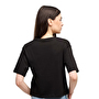 Puma Ess Cropped No.1 Logo Kadın Kısa Kollu T-Shirt Siyah