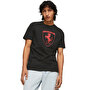 Puma Scuderia Ferrari Race Big Shield Kısa Kollu T-Shirt Siyah