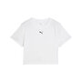 Puma Train All Day Essentials Baby Crop Kadın T-Shirt Beyaz