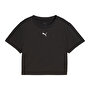 Puma Train All Day Essentials Baby Crop Kadın T-Shirt Siyah