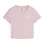 Puma Wardrobe Ess Baby Kadın Kısa Kollu T-Shirt Pembe