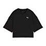 Puma Wardrobe Ess Oversized Kadın Kısa Kollu T-Shirt Siyah