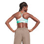 Reebok Lux Skinny Sports Bra Sporcu Sütyeni Mavi Beyaz