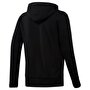 Reebok Wor Melange Doubleknit Full-zip Hoodie - Siyah