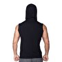Supplementler.com Kapüşonlu Kolsuz T-Shirt Siyah