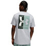 Under Armour 60/40S Evol Logo Kısa Kollu T-Shirt Gri