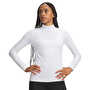 Under Armour ColdGear Mock Kadın Uzun Kollu T-Shirt Beyaz