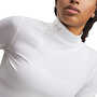 Under Armour ColdGear Mock Kadın Uzun Kollu T-Shirt Beyaz