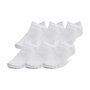 Under Armour Essential No Show Çorap 6'lı Paket Beyaz