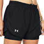 Under Armour Fly By 2 In 1 Kadın Şort Siyah