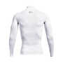 Under Armour HeatGear Compression Mock Uzun Kollu T-Shirt Beyaz