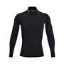 Under Armour HeatGear Compression Mock Uzun Kollu T-Shirt Siyah