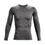Under Armour HeatGear Compression Uzun Kollu T-Shirt Gri