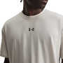 Under Armour Heavyweight Metal Logo Kısa Kollu T-Shirt Beyaz