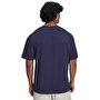 Under Armour Heavyweight Oversize Kısa Kollu T-Shirt Lacivert
