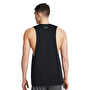 Under Armour Left Chest Cut Off Tank Atlet Siyah