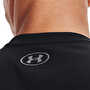 Under Armour Left Chest Cut Off Tank Atlet Siyah