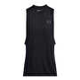Under Armour Left Chest Cut Off Tank Atlet Siyah