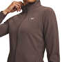 Under Armour Motion Kadın Fermuarlı Sweatshirt Kahverengi
