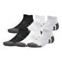 Under Armour Perf Tech 6'lı Paket Low Çorap Siyah Beyaz Gri