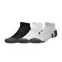 Under Armour Performance Tech 3'lü Paket Low Çorap Siyah Beyaz Gri