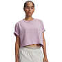 Under Armour Rival Boxy Solid Kadın Kısa Kollu T-Shirt Pembe